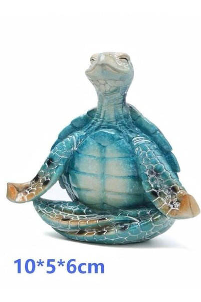 Generic Sea Turtle Meditation Yoga Decor, Garden Figurine Sea Turtle Meditati...
