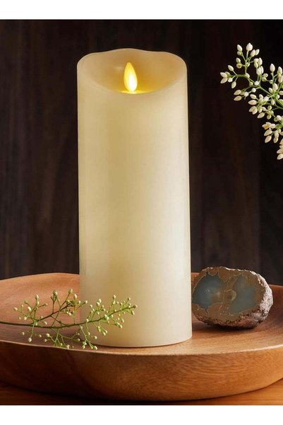 Generic Flameless Candle Jumbo- LED Candle - Battery Operated Candle 10x42.5 Cm