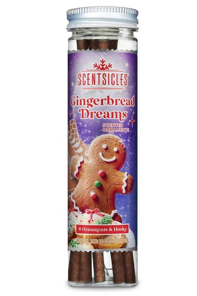 Generic Scentsicles Gingerbread Dreams Scented Ornaments, 6 Fragrance Sticks ...