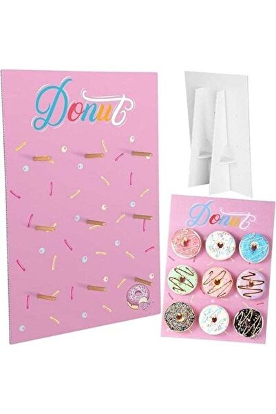 Generic ARS Wall Display Stand Reusable Donut Holder Board with Wood for Part...