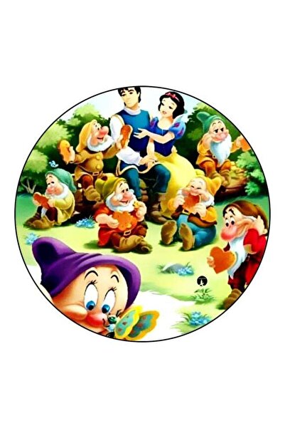 Generic Cartoon Printed Fridge Magnet Green/Blue/Beige 5.5cm