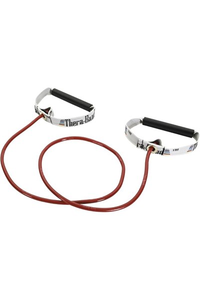 THERABAND Professional Latex Resistance Tubing with Soft Handles for Exercise...