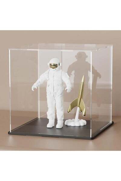 Generic Display Case 8x8x8 Inch, Acrylic Display Box for Collectibles, Dustpr...