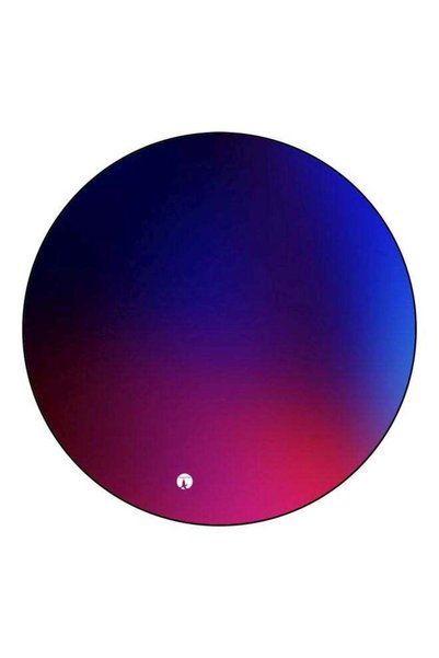 Generic Iridescent Printed Fridge Magnet Blue/Purple/Pink 5.5cm