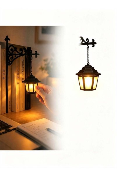 Generic Library Lantern Mini Bookshelf Lamp - Decorative Bookshelf Lighting, ...