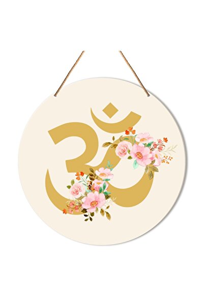 Generic ARS® Om Sign Wall Decor - Meditation Wall Hanging for Yoga Room and S...
