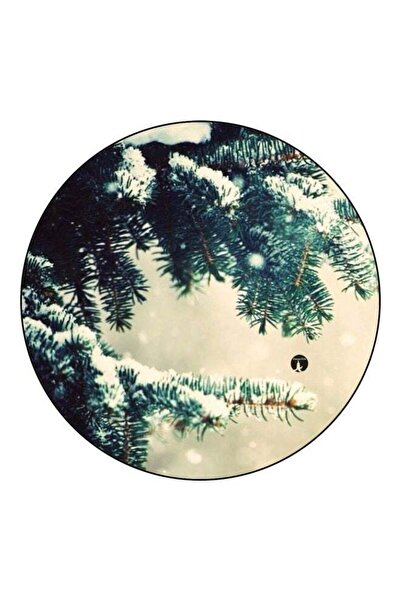 Generic Floral Printed Fridge Magnet Beige/Green/White 5.5cm