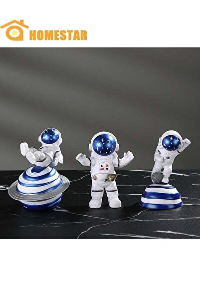 Generic 3 Pack Creative Astronaut Decoration, Astronaut Statue, For Living Ro...