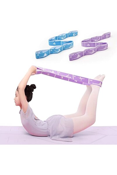 Generic 2Pcs Kids Stretch Bands, Elastic Bands for Yoga & Pilates, Fitness Eq...
