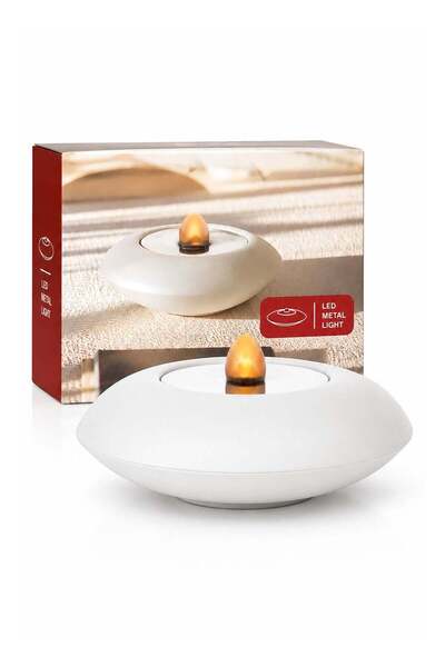 Generic Metal LED Candle Light White – Flameless Flickering Candle, Battery O...
