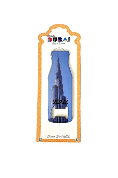 Generic Premium Steel Dubai Fridge Magnet with bottle opener Bottle Board shape