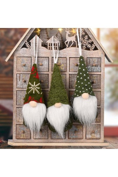 Generic Christmas Ornaments Hanging Gnome Christmas Decorations, Christmas De...