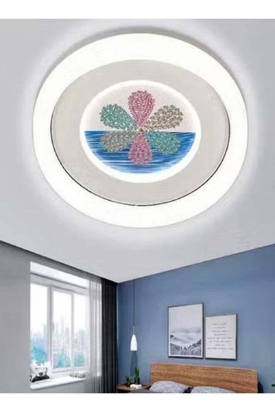 Generic Modern Floral Design Home Decoration Children's Room LED Ceiling Lamp...