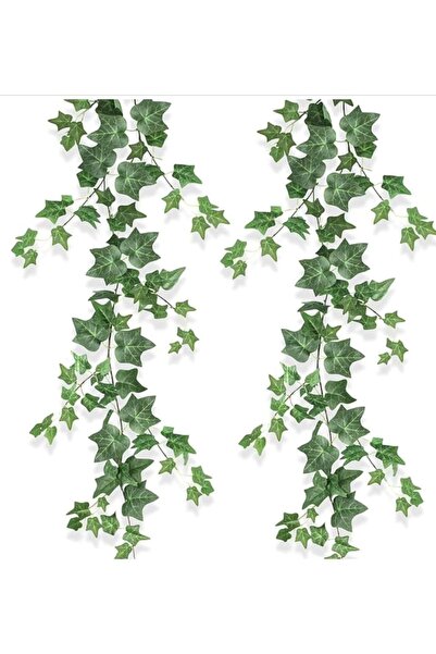Generic 2 Pcs Artificial Ivy Garland, Lifelike Fake Hanging Vine with Green L...