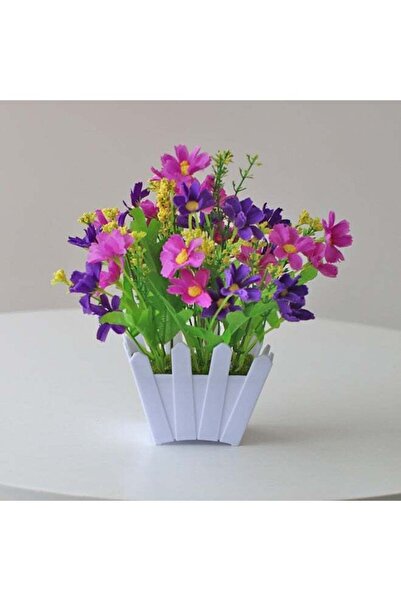 Generic Simulation Jumping Orchid Small Fence Ornaments Plastic Decorative Fl...