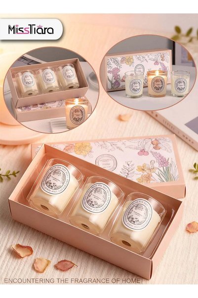 Generic Scented Candles Gift Set, Set of 3 Scented Candles, Three Different S...
