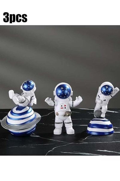 Generic Creative Astronaut Decoration 3-Pack Astronaut Statue Astronaut Statu...