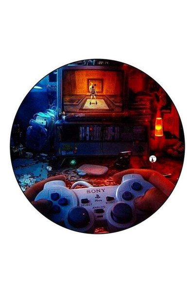 Generic PlayStation Printed Fridge Magnet Red/Yellow/Blue 5.5cm
