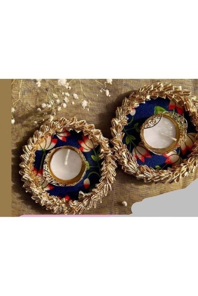 Generic Set Of 2 Diwali Diya Tealight Holder