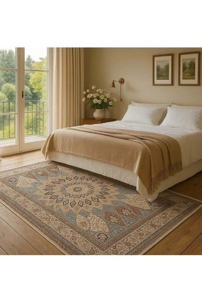 Generic Vintage Area Rug – Non Slip Large Carpet for Living Room, Bedroom