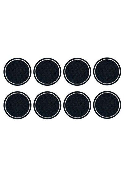 Generic JZS Decorative Anti-Slip Cup Coasters - Soft Silicone Material, Set o...