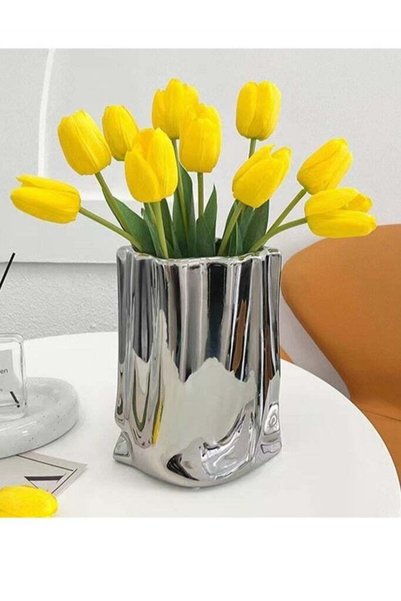 Generic Tulip Artificial Flower Yellow/Green