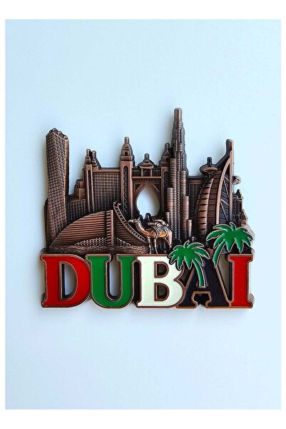 Generic Fridge Metal Magnet Copper polish | colorful Enamel Hand Painted Duba...
