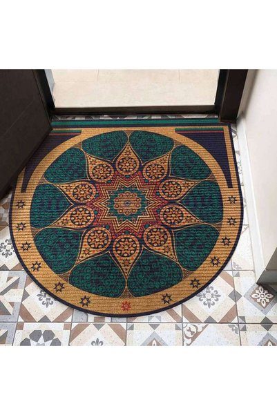 Generic Zenna Printed Door Mat 93x98cm - Blue - 253BEY9900031