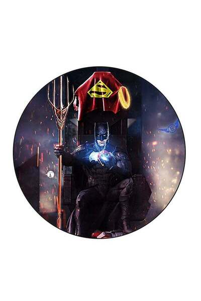 Generic Super Man Printed Fridge Magnet Multicolour 5.5 x 5.5cm