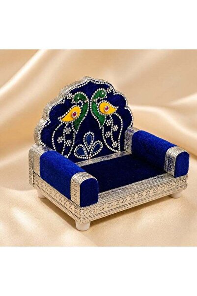 Generic Blue Chair Krishna Jhula | Ladu Gopal Chair Swing for Pooja & Festive...