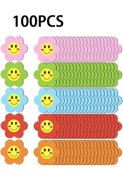 Generic 100 Pcs Flower Shape Magnets Refrigerator Magnets Dry Board Magnets M...