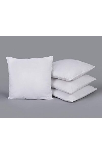 Kuber Industries Microfibre 4 Pieces Cushion Filler Set 16''X16'' (White) - C...