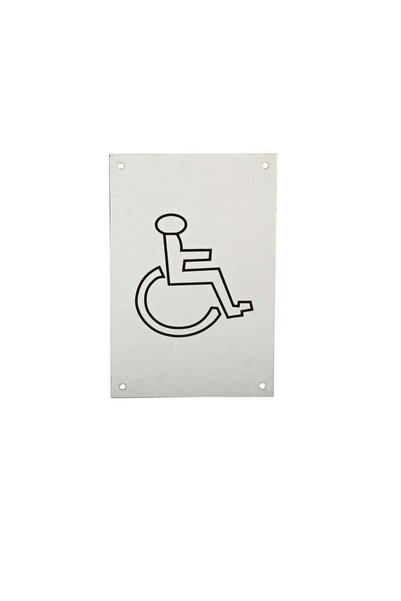 Generic Disable Symbol Aluminum Plate