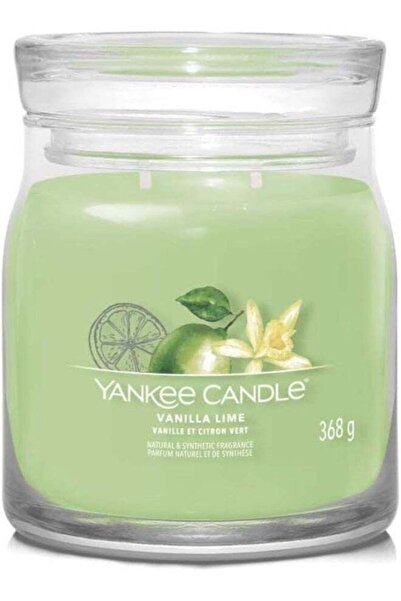 Generic Vanilla Lime Jar Candle 368grams - 2 wick Scented candle 13oz | 45 hr...