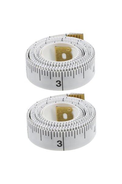 PRETYZOOM 2pcs Clothing Measuring Tape Soft Flexible Sewing Tape Measure Fabr...