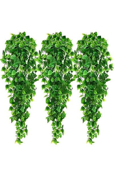 Generic 3 pcs Artificial Hanging Ivy Vine Plants Fake Hanging Plant Faux Gree...