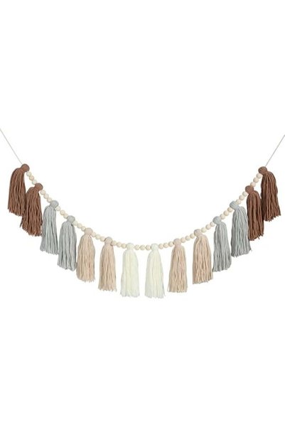 Generic 150CM Boho Tassel Garland Handmade Neutral Yarn Banner INS Style Wall...