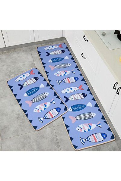 Generic Denvok 2 PCS Kitchen and Bathroom Non Slip Comfort Durable Anti Fatig...