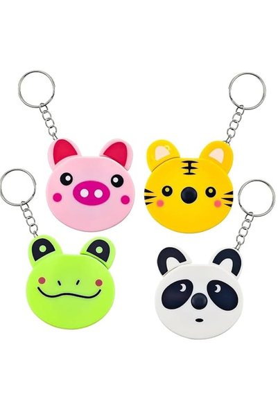 GENERAL 4PCS Retractable Measure Tapes, 60-Inch Soft Cartoon Animal Retractab...