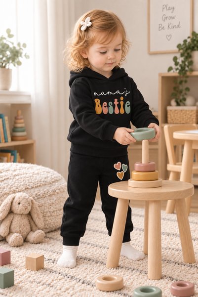 ADABEBEK Mamas Bestie Alt Üst Takım 24310-T3