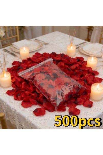 Generic 500 Artificial Rose Petals – Romantic Wedding, Proposal & Valentine’s...