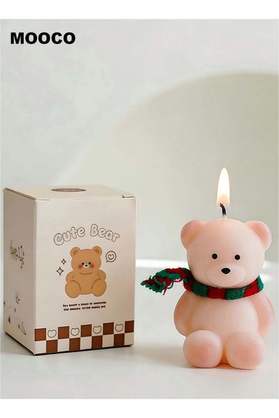 Generic Bear Candle Handmade ,Luxury Rose Aromatherapy Candle,Deep Floral Woo...