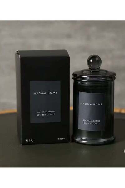 Generic Aroma Naturals Luxury Candles Scented Candle Jar with Lid Perfect Des...