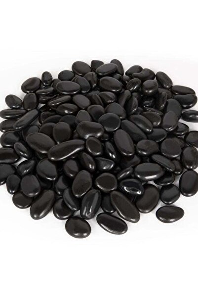 Generic 1-5Kg Black Pebbles for Indoor Plants, River Rocks for Landscaping, 1...