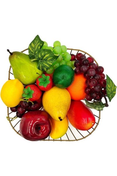 Generic LATIFA 17 Pcs Fake Fruit, Simulation Fruit Props for Photography, Dis...