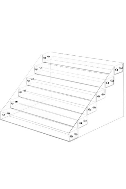 Generic 6-Tier Nail Polish Organizer Rack, Acrylic Display Stand Holder for N...