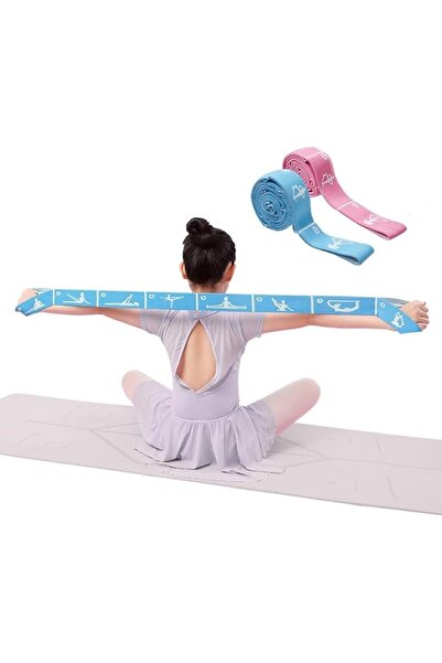 Generic 2Pcs Kids Stretch Bands, Elastic Bands for Yoga & Pilates, Fitness Eq...