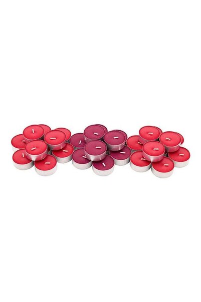 Generic 30-Piece Garden Berries Tealight Scented Candle Red