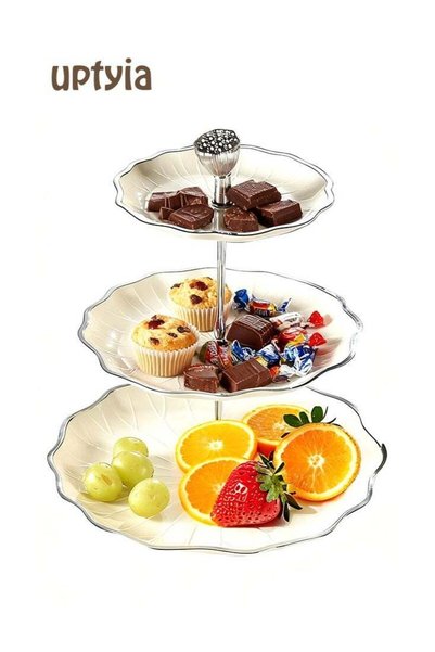 Generic 3 Tier Cake Stand Wedding, Dessert Cupcake Stand for Tea Party Servin...