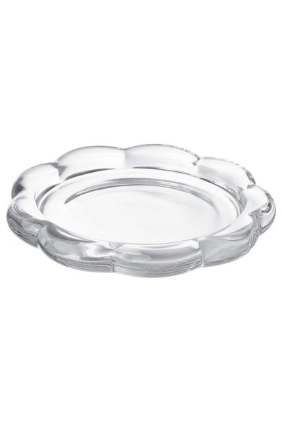 Generic Candle dish, clear glass, 11 cm